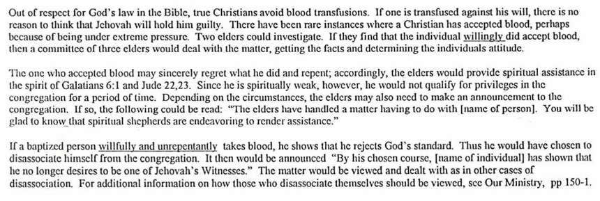 2010 Elders manual taking blood disassociated