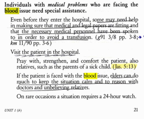 Pay Attention to Yourselves, Flock blood p.21