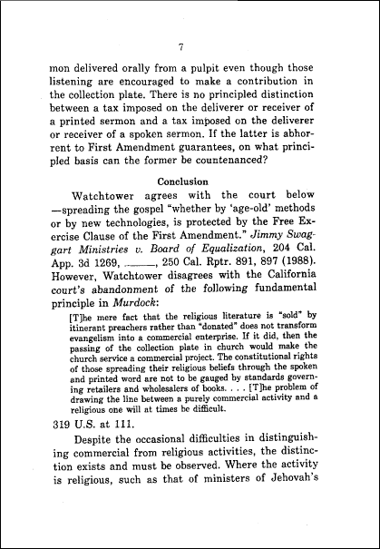 Watchtower and Jimmy Swaggart team up Court 5