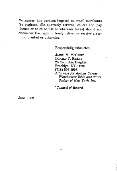 Watchtower and Jimmy Swaggart team up Court 6