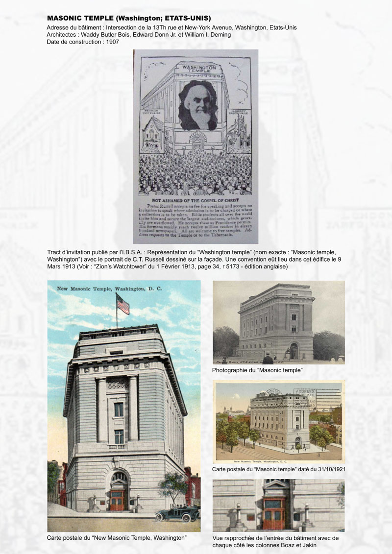 Invitation to hear C.T. Russell Masonic Temple