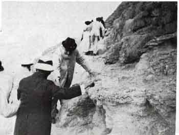 C. T. Russell visiting the great pyramid 2