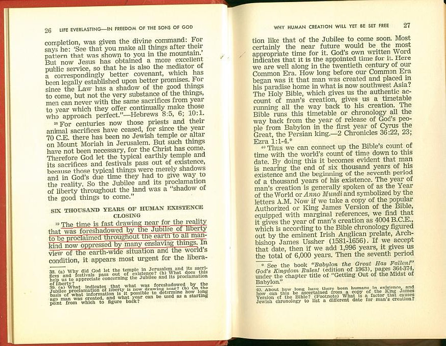 La vie �ternelle dans la libert� des fils de Dieu 1