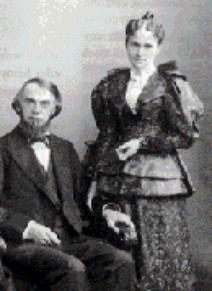 Charles Taze Russell and his wife Maria